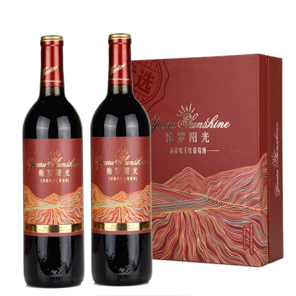 雅罗阳光赤霞珠干红葡萄酒礼盒